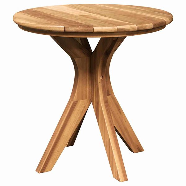 vidaXL Side Table Brown 55 x 55 x 51 cm Solid Teak Wood