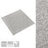 vidaXL Carpet Floor Tiles 20 pcs 5 m² 50x50 cm Light Grey