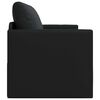 vidaXL Folding Sofa Bed Black 124 x 71 x 78 cm PVC