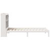 vidaXL Bookcase Bed without Mattress White 90x200 cm Solid Wood Pine