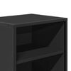 vidaXL Bedside Cabinets 2 pcs Black 40x31x50 cm Engineered Wood and Metal