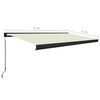 vidaXL Manual Cassette Awning 500x300 cm Cream