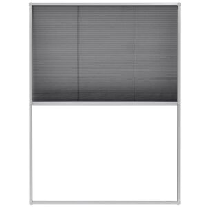 vidaXL Plisse Insect Screen for Windows Aluminium 60x80 cm