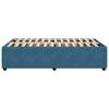 vidaXL Bed Frame without Mattress Blue 120x190 cm Small Double Velvet