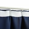 vidaXL Blackout Curtain with Hooks Blue 290x245 cm