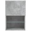 vidaXL TV Cabinets with LED Lights 2 pcs Concrete Grey 40.5x30x60 cm