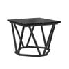 vidaXL Coffee Table 3 pcs Black Oak Engineered Wood and Steel