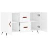 vidaXL Sideboard High Gloss White 100x36x60 cm Engineered Wood