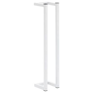 vidaXL Towel Rack | White | Steel | Standard Size | Modern | Towel Rack