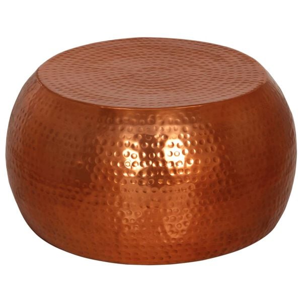 vidaXL Coffee Table Brass Ø55x28 cm Aluminium