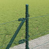 vidaXL Fence Post Green 10 x 0.4 m (25 mm mesh) Steel and PVC