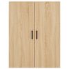 vidaXL Highboard Sonoma Oak 69.5x34x180 cm Engineered Wood