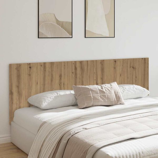 vidaXL Wall Headboard Artisian Oak 240x1.5x80 cm Engineered Wood