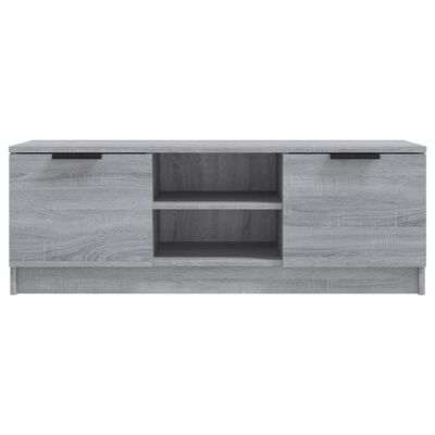 vidaXL TV Cabinet Grey Sonoma 102x35x36.5 cm Engineered Wood