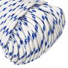 vidaXL Boat Rope White 3 mm 100 m Polypropylene