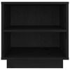 vidaXL Bedside Cabinets 2 pcs Black 40x34x40 cm Solid Wood Pine
