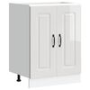 vidaXL Sink Base Cabinet "Kalmar" High Gloss White 60x46x81.5 cm