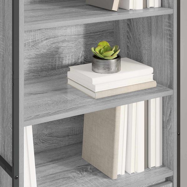 vidaXL Tall Cabinets 2 pcs Grey Sonoma 60 x 36 x 200 cm