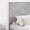 vidaXL Headboard with Headboard Concrete Grey 80 cm Engineered wood