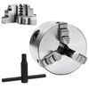 vidaXL 3 Jaw Self-Centering Lathe Chuck 80 mm Steel