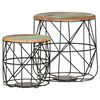 vidaXL Coffee Tables 2 pcs Solid Reclaimed Wood