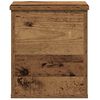 vidaXL Storage Box Old Wood 30 x 35 x 35 cm Engineered Wood