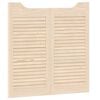 vidaXL Swing Doors 2 pcs 80 x 40 cm Solid Pine Wood Natural