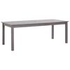 vidaXL Garden Table Grey Wash 200x90x74 cm Solid Acacia Wood