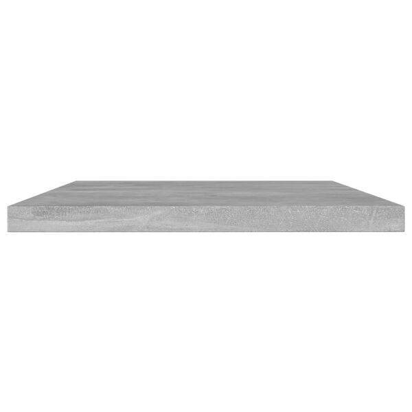 vidaXL Bookshelf Boards 8 pcs Concrete Grey 60x10x1.5 cm Engineered Wood