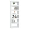 vidaXL Book Cabinet/Room Divider White 60x30x198 cm