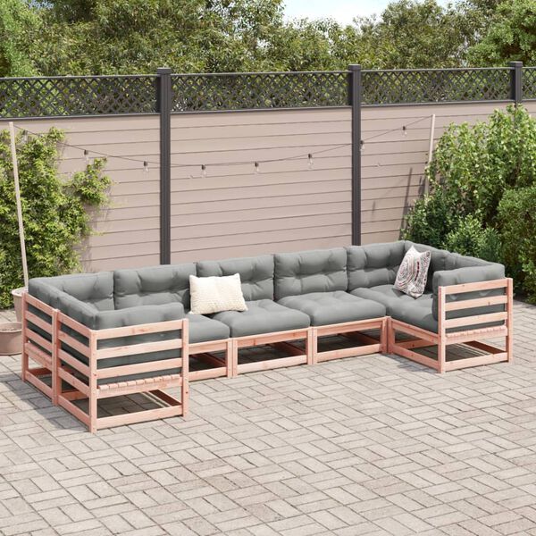 vidaXL 7 Piece Garden Sofa Set Solid Wood&nbsp;Douglas Fir