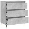 vidaXL Sideboard Concrete Grey 60x35x70 cm Engineered Wood