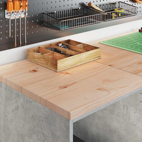 vidaXL Garage Storage Cabinet Concrete Grey 40x51x85 cm Solid Wood Pine