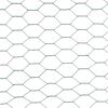 vidaXL Chicken Wire Fence Steel with PVC Coating 25x1.2 m Green