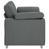 vidaXL Sofa Dark Grey 160 x 77 x 82 cm Fabric