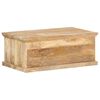vidaXL Coffee Table with Door 90x50x35 cm Solid Mango Wood