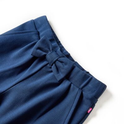 Kids' Pants with Wide Legs Navy 140