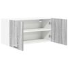 vidaXL Hanging Cabinet Grey Sonoma 80 x 31 x 40 cm Engineered Wood