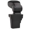 vidaXL Car Armrest Black 17x32x(37-53) cm ABS
