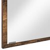 vidaXL Mirror Wall-mounted Smoked Oak 90 x 8.5 x 37 cm Engineered Wood