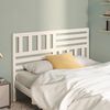 vidaXL Bed Headboard White 156x4x100 cm Solid Wood Pine