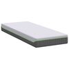 vidaXL Mattress White and Grey 80 x 200 cm Pocket Spring