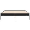 vidaXL Bed Frame without Mattress Black 120x200 cm