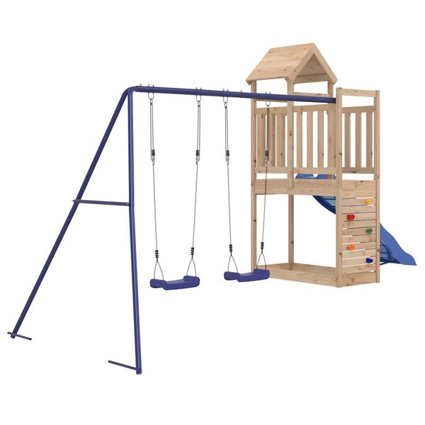 vidaXL Outdoor Playset Solid Wood Pine