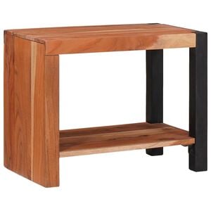 vidaXL Bookshelf Brown 50 x 30 x 40 cm Solid Acacia Wood
