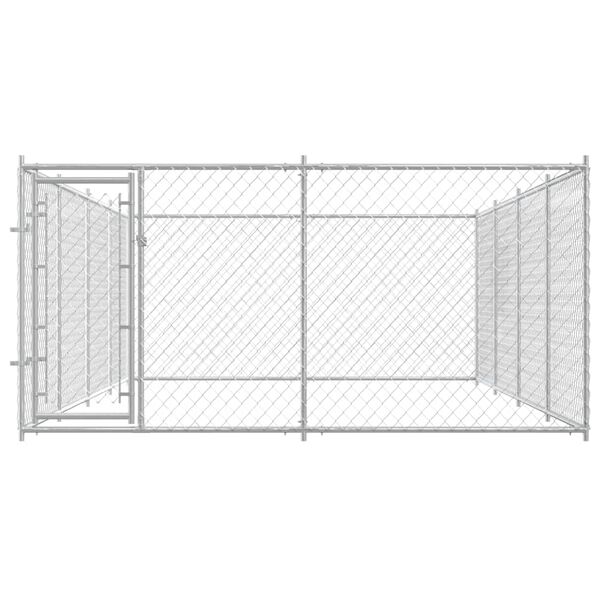 vidaXL Outdoor Dog Kennel 7.6x3.8x1.9 m