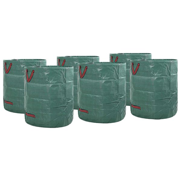 vidaXL Garden Waste Bags 12 pcs Green 45 x 45 x 76 cm Polypropylene