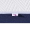 vidaXL Mattress White and Blue 140 x 190 cm Gel-Infused Foam