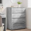 vidaXL Storage Cabinets 2 pcs Grey Sonoma 80 x 48 x 105 cm