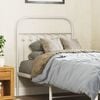 vidaXL Metal Replace Headboard White 75 cm